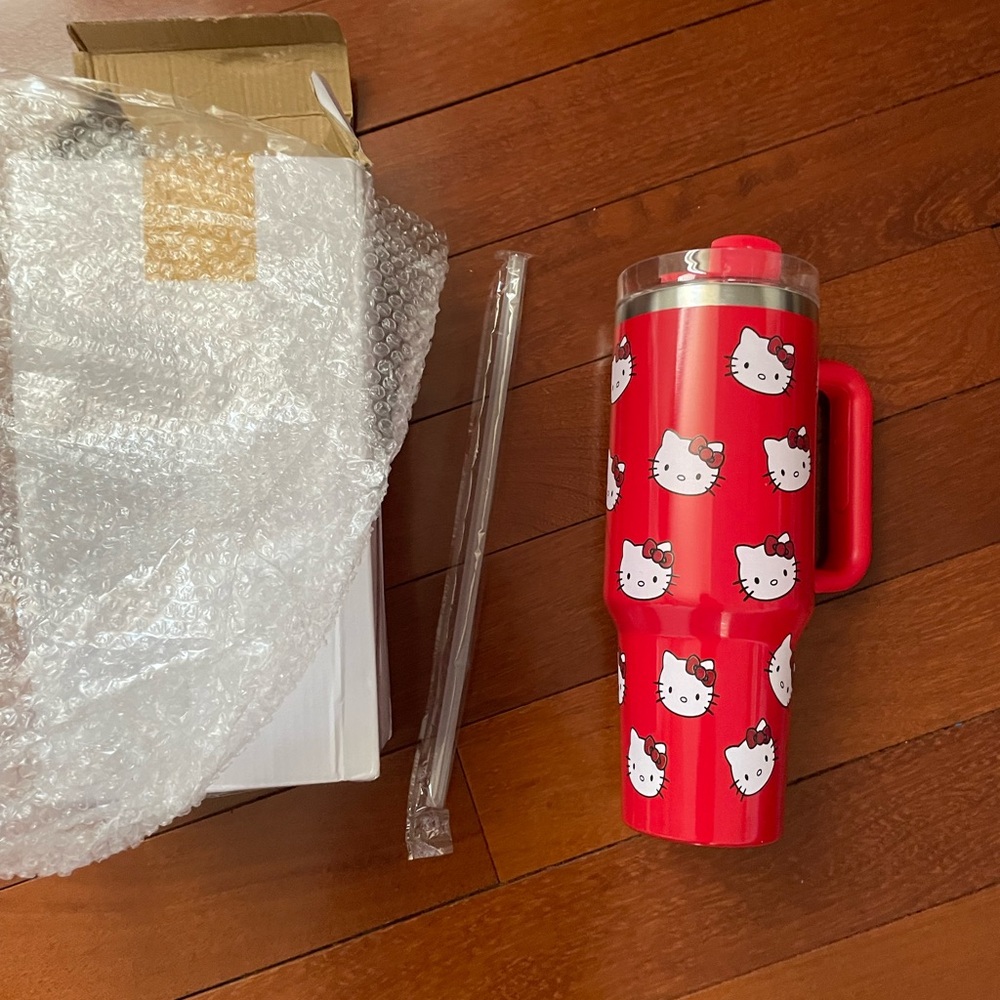 Hello Kitty Red Travel Tumbler